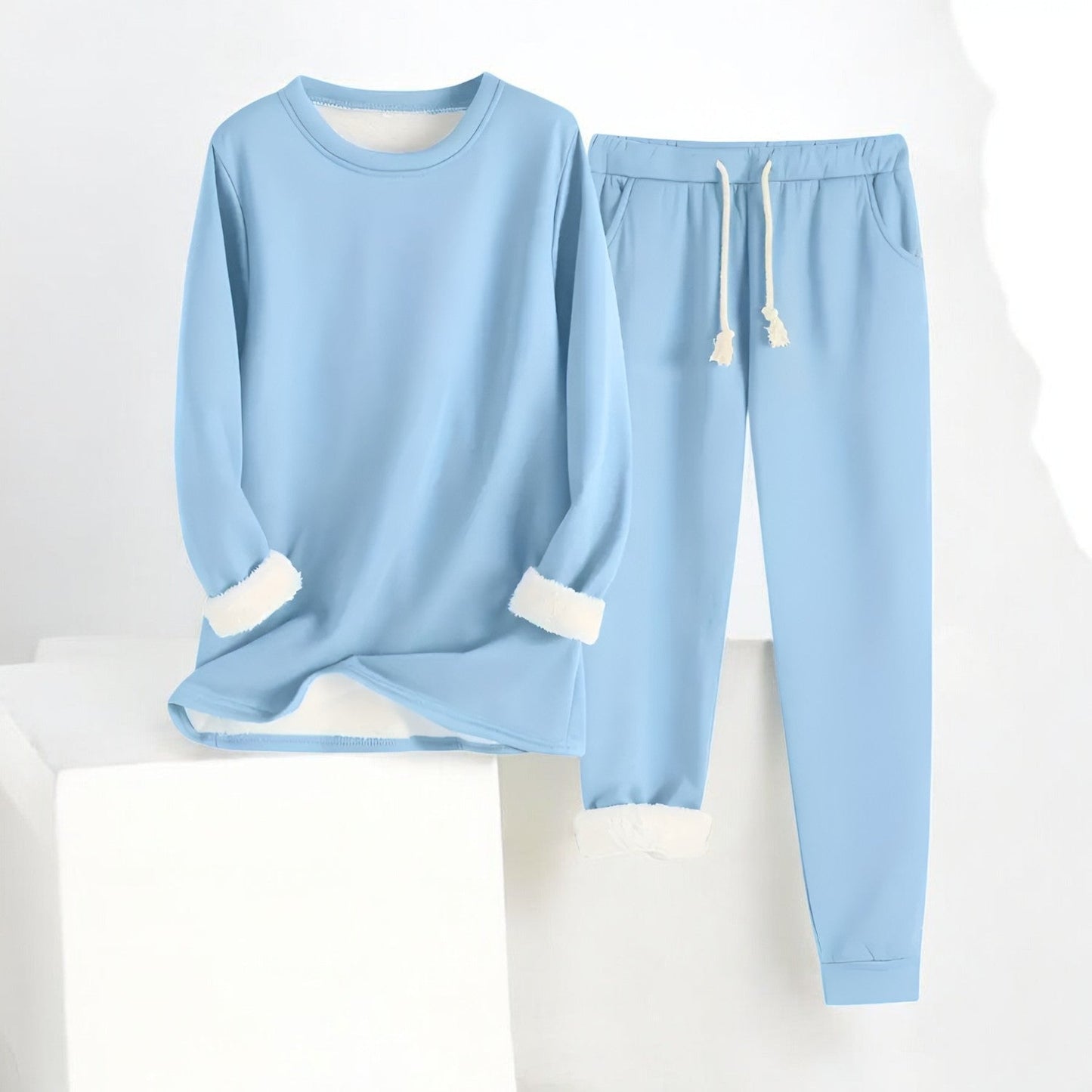 Harper™ - Fleeceforet Loungewear-Sæt